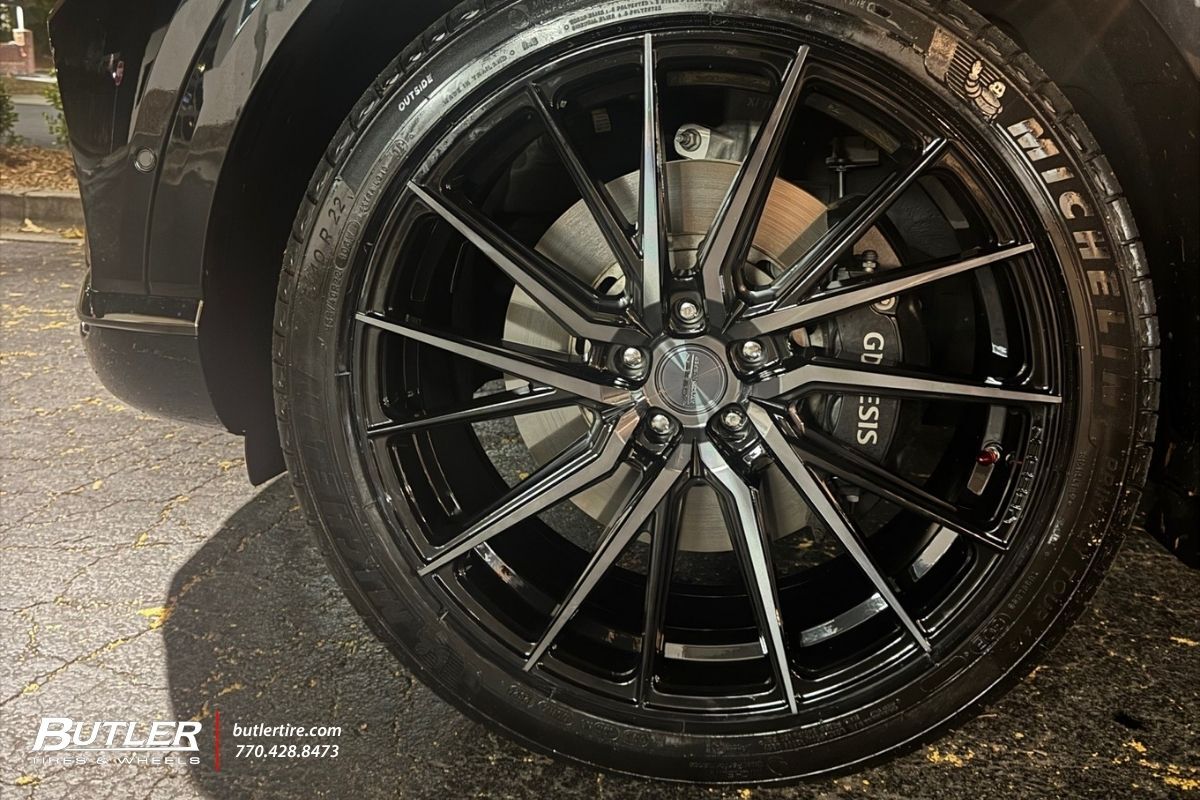 Genesis GV80 with 22in Vossen HF4T Wheels