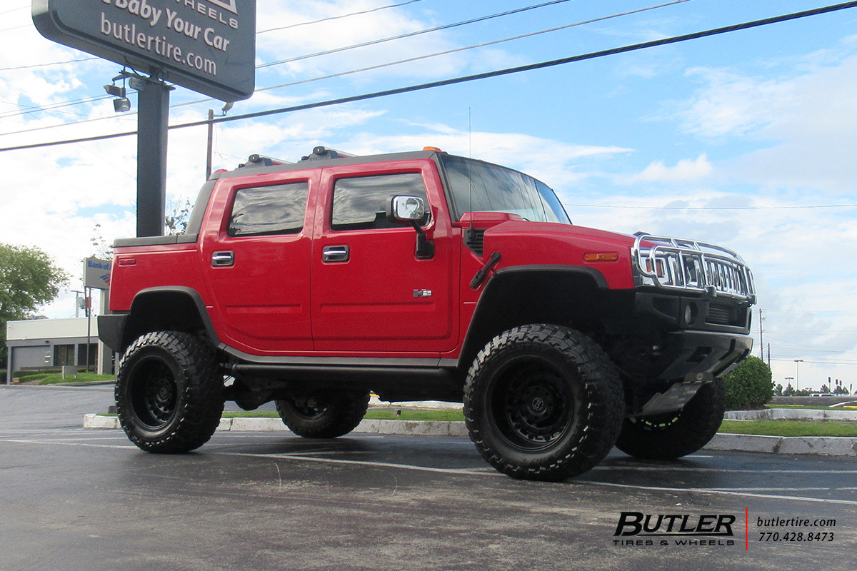 Hummer H2 with 20in Black Rhino Arsenal Wheels