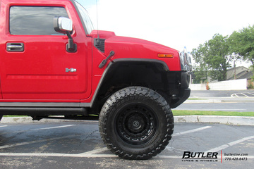 Hummer H2 with 20in Black Rhino Arsenal Wheels