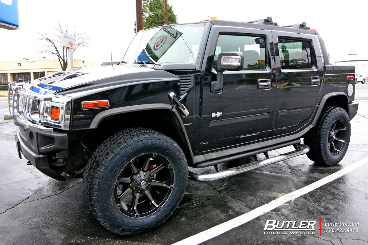 Hummer H2 with 22in Fuel Coupler Wheels