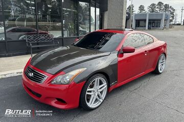 Infiniti G37 with 20in Select Precision Shdow Wheels Wheels