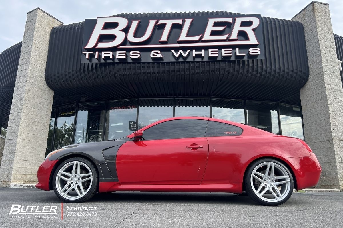 Infiniti G37 with 20in Select Precision Shdow Wheels Wheels