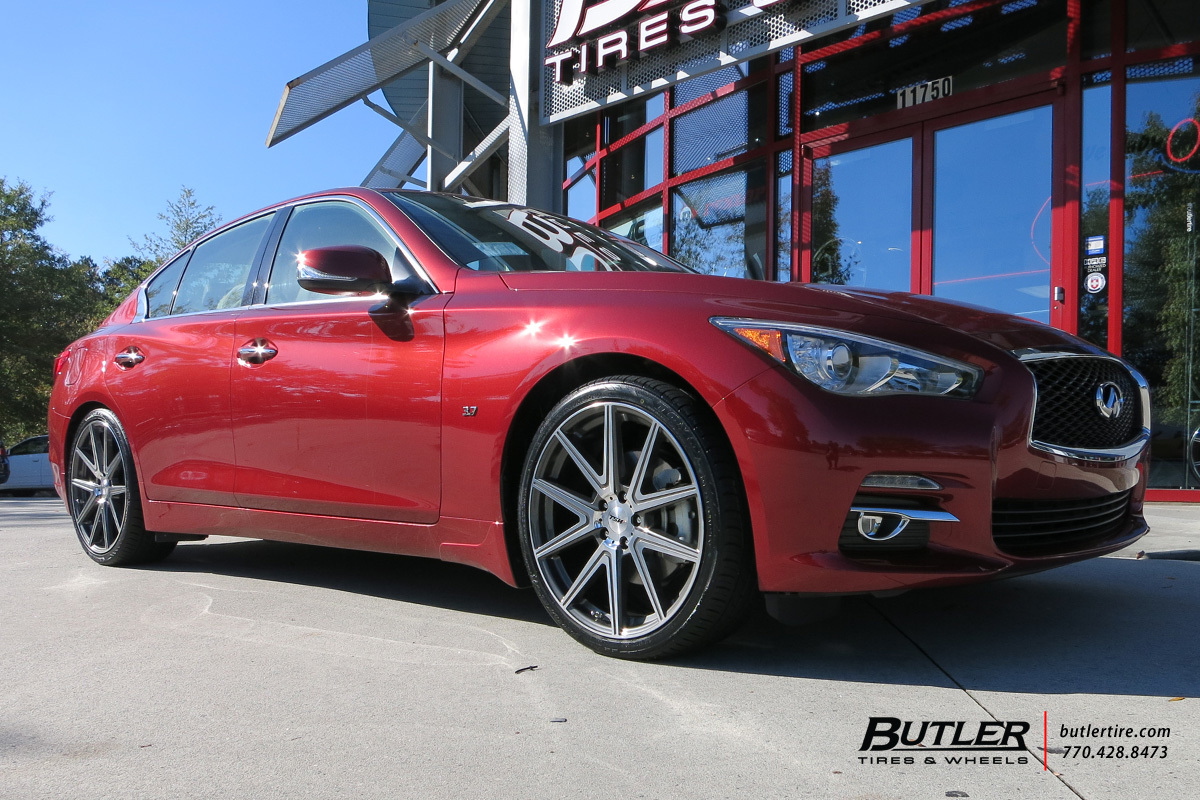 Infiniti Q50 with 20in TSW Rouge Wheels