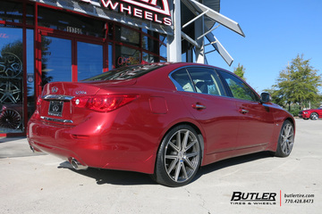 Infiniti Q50 with 20in TSW Rouge Wheels