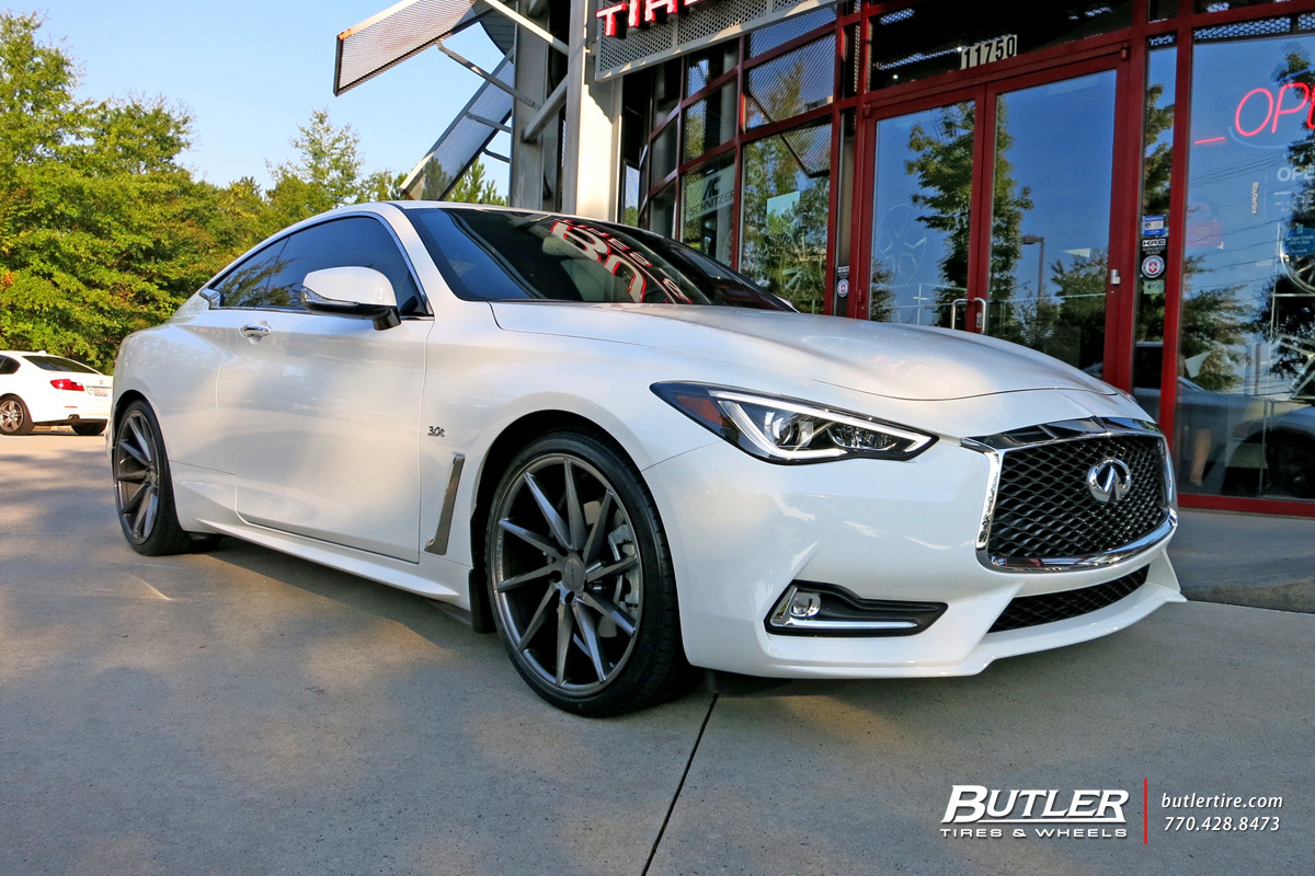 Infiniti Q60 Coupe with 20in Vossen CVT Wheels