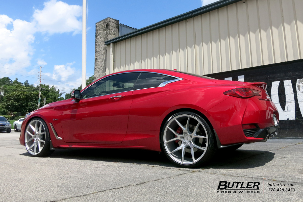 Infiniti Q60 Coupe with 22in Savini BM14 Wheels