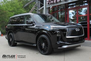Infiniti QX80 with 24in Vossen HF8 Wheels
