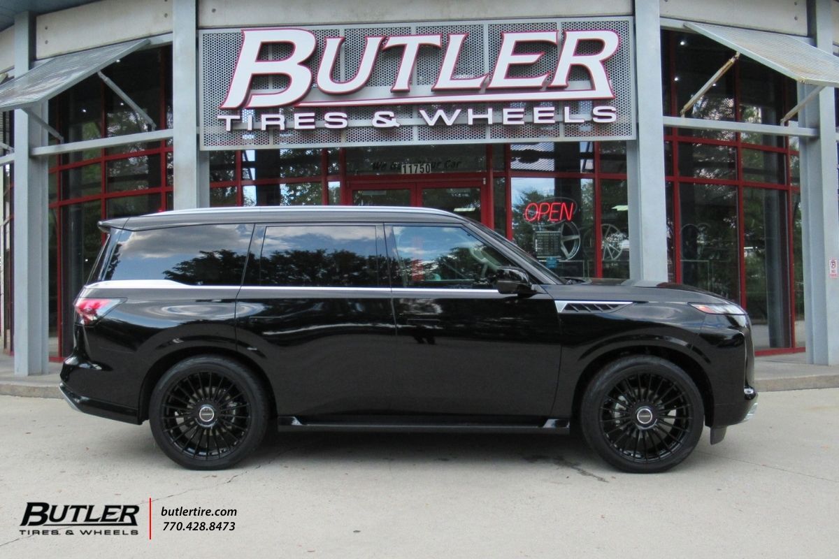 Infiniti QX80 with 24in Vossen HF8 Wheels