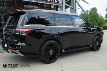 Infiniti QX80 with 24in Vossen HF8 Wheels