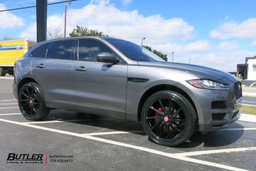 Jaguar F Pace with 22in Savini BM15 Wheels