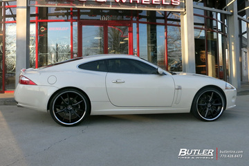 Jaguar XK with 22in Lexani R-Twelve Wheels