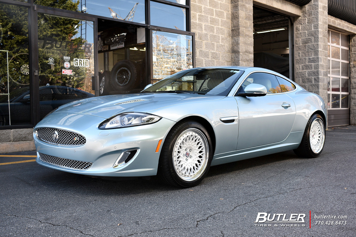 Jaguar XKR with 19in HRE 501 Wheels