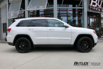 Jeep Grand Cherokee with 22in Black Rhino Kruger Wheels