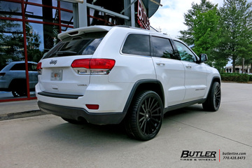 Jeep Grand Cherokee with 22in Black Rhino Kruger Wheels