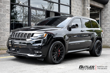 Jeep Grand Cherokee with 22in Vossen HF-4T Wheels