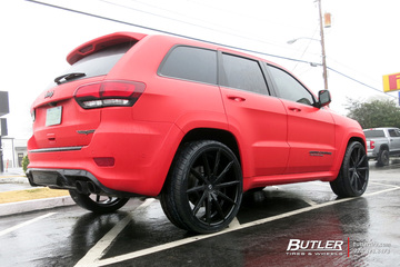 Jeep Grand Cherokee Trackhawk with 26in Lexani CSS15 Wheels