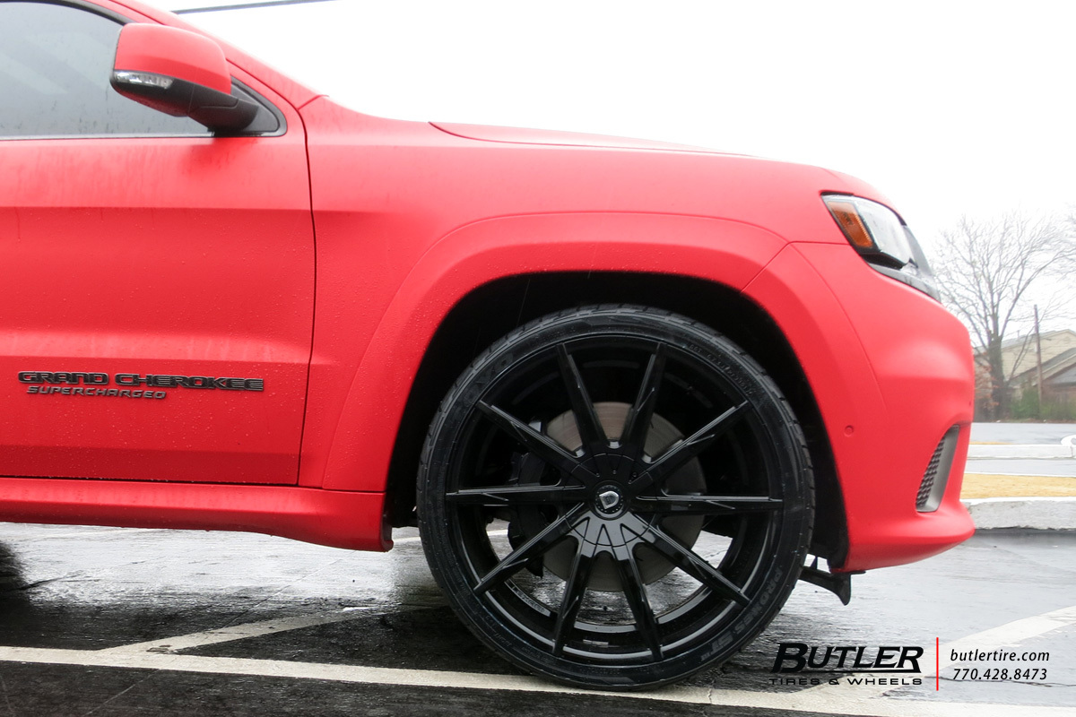 Jeep Grand Cherokee Trackhawk with 26in Lexani CSS15 Wheels exclusively