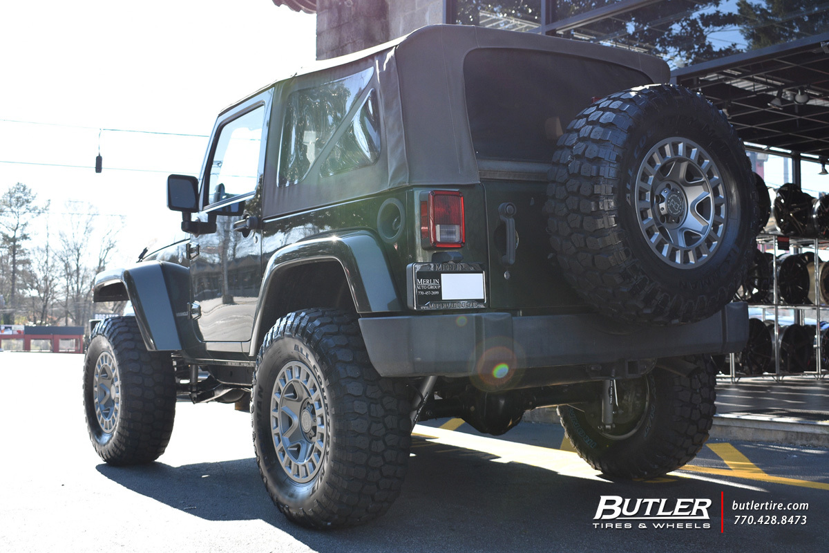 Jeep Wrangler with 17in Black Rhino York Wheels exclusively from Butler  Tires and Wheels in Atlanta, GA - Image Number 10890