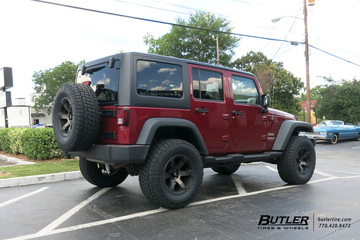 Jeep Wrangler with 18in Fuel Beast Wheels