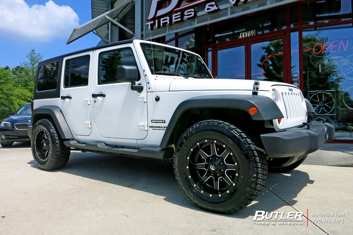 Jeep Wrangler with 18in Fuel Maverick Wheels exclusively from Butler Tires  and Wheels in Atlanta, GA - Image Number 8925