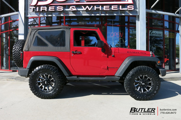 Jeep Wrangler with 18in Grid Offroad GD5 Wheels