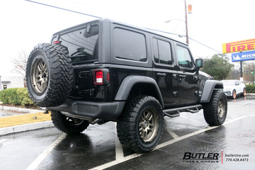Jeep Wrangler with 20in Black Rhino Barstow Wheels