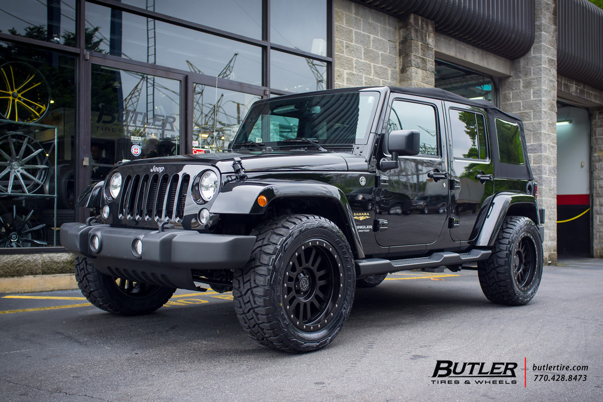 Jeep Wrangler with 20in Black Rhino El Cajon Wheels exclusively from ...