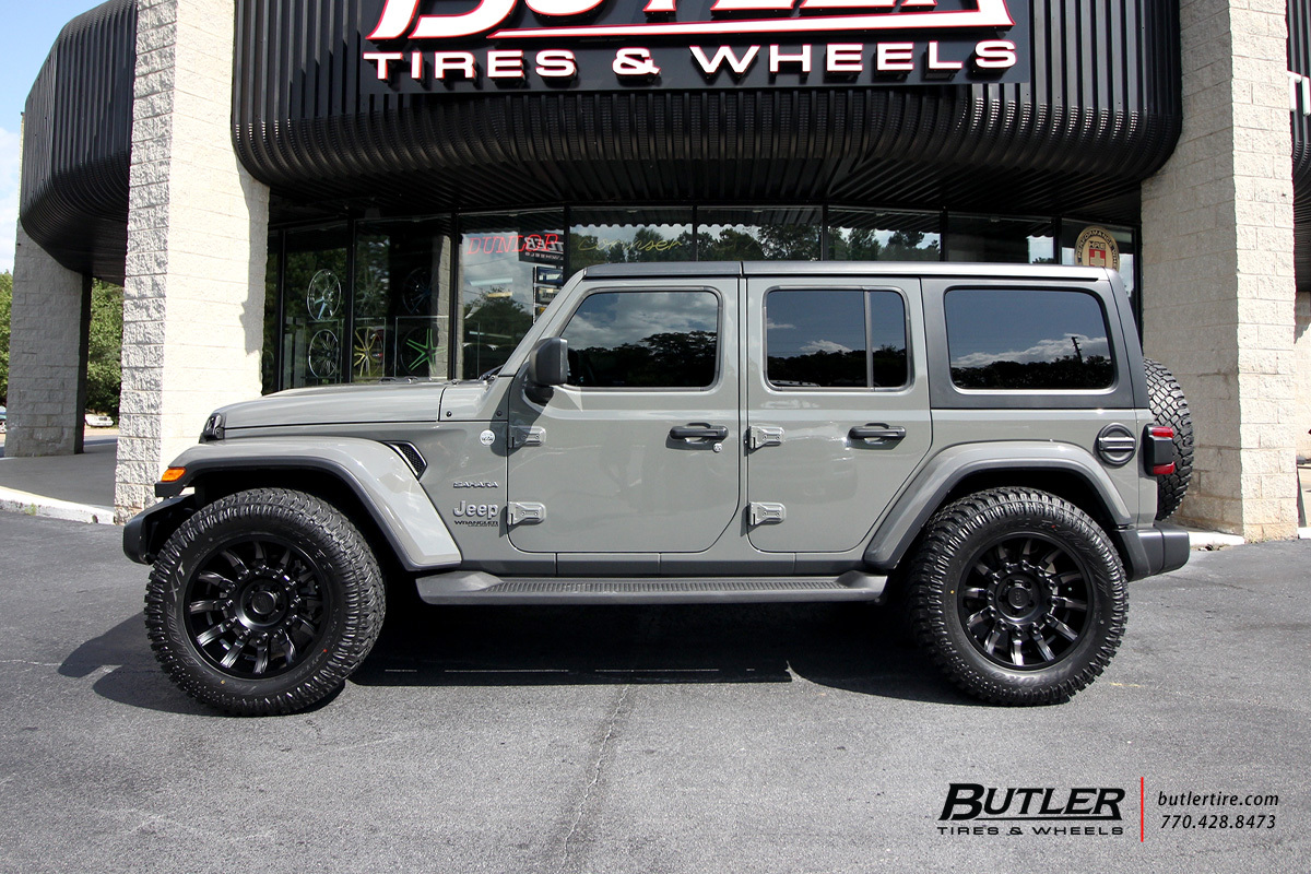 Jeep Wrangler with 20in Black Rhino Mission Wheels exclusively from Butler  Tires and Wheels in Atlanta, GA - Image Number 12121