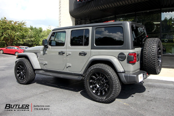 Jeep Wrangler with 20in Black Rhino Mission Wheels