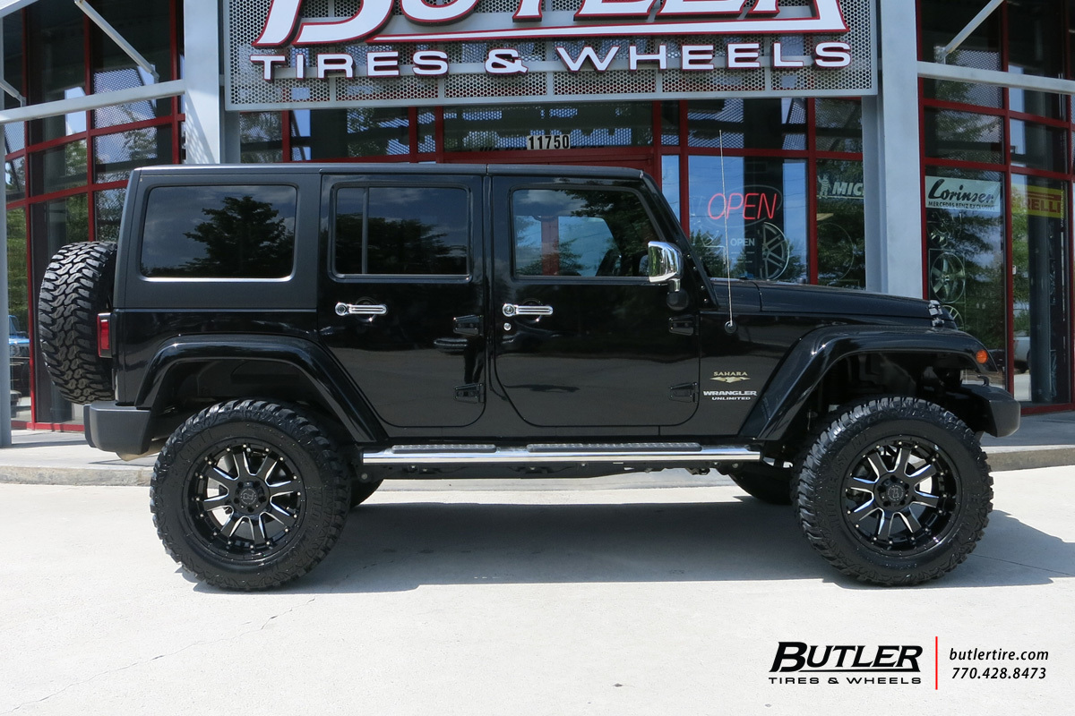 Jeep Wrangler with 20in Black Rhino Sierra Wheels exclusively from Butler  Tires and Wheels in Atlanta, GA - Image Number 8969