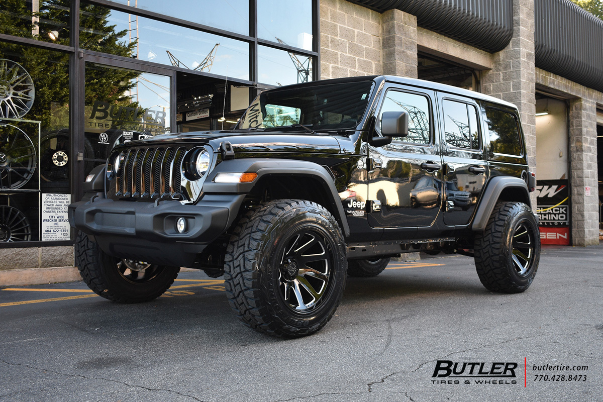 Jeep Wrangler with 20in Black Rhino Thrust Wheels exclusively from Butler  Tires and Wheels in Atlanta, GA - Image Number 12174