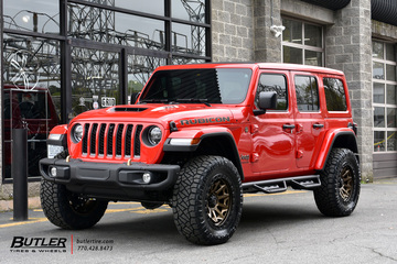 Jeep Wrangler with 20in Fuel Covert Wheels