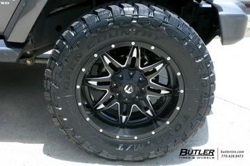Jeep Wrangler with 20in Fuel Lethal Wheels