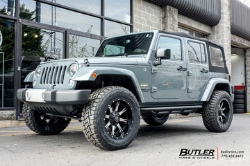 Jeep Wrangler with 20in Fuel Nutz Wheels