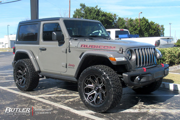 Jeep Wrangler with 20in Fuel Sage Wheels