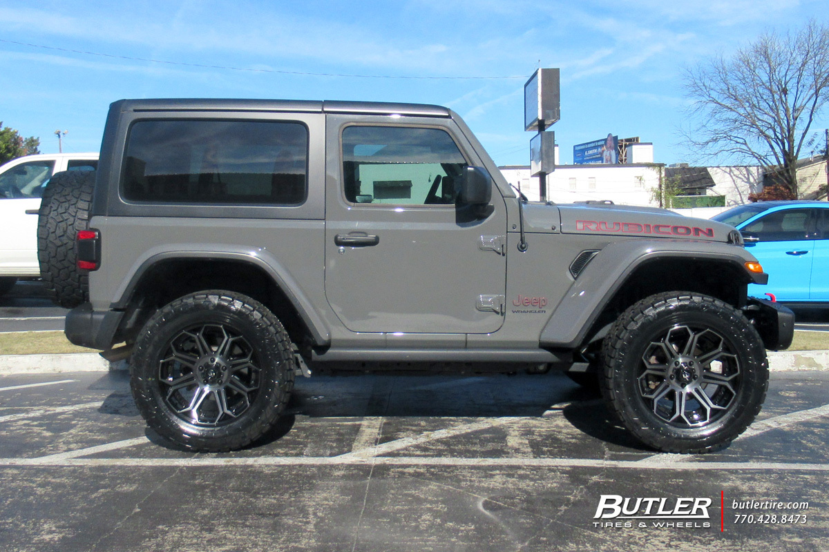 Jeep Wrangler with 20in Fuel Sage Wheels