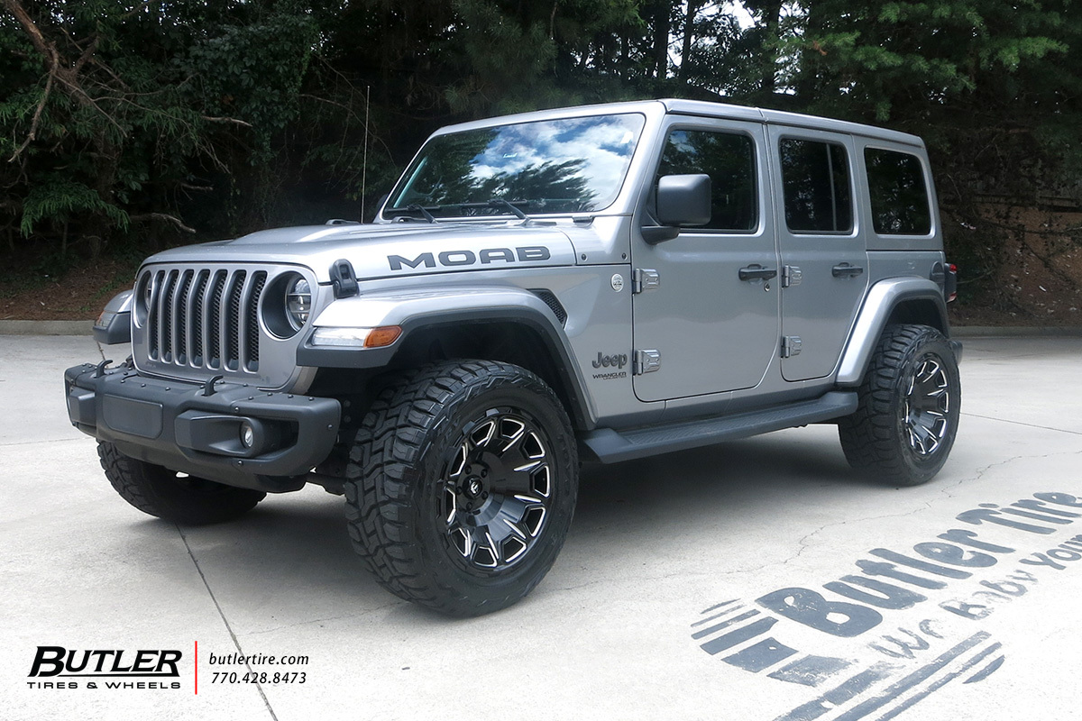 Jeep Wrangler with 20in Fuel Vengeance Wheels