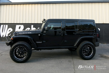 Jeep Wrangler with 20in Grid Offroad GD2 Wheels