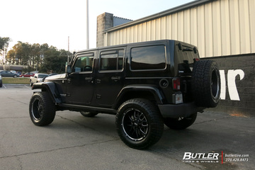 Jeep Wrangler with 20in Grid Offroad GD2 Wheels