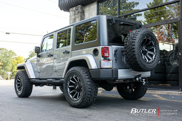 Jeep Wrangler with 20in Grid Offroad GD5 Wheels