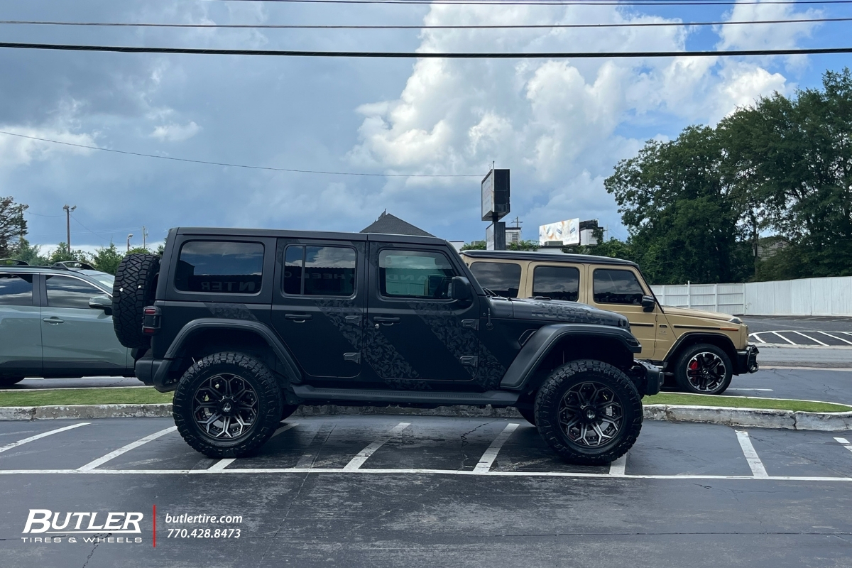 Jeep Wrangler with 20in  4Play 4P80R Wheels