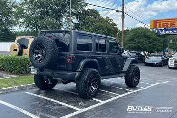 Jeep Wrangler with 20in  4Play 4P80R Wheels