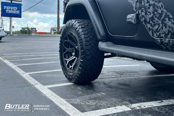 Jeep Wrangler with 20in  4Play 4P80R Wheels