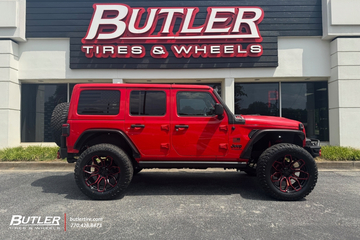 Jeep Wrangler with 22” Arena Cobra wheels, 3.5” Lift Kit and Sailun tires