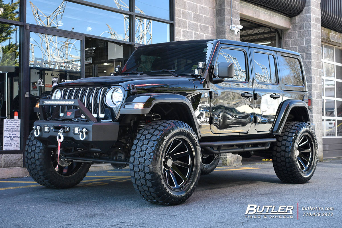 Jeep Wrangler with 22in Black Rhino Thrust Wheels exclusively from Butler  Tires and Wheels in Atlanta, GA - Image Number 12318