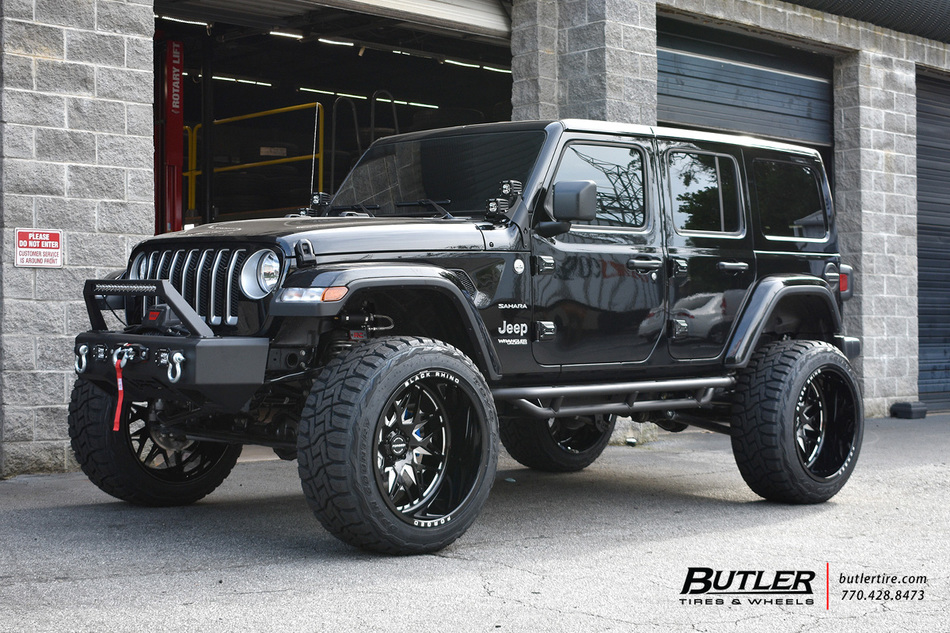 Jeep Wrangler with 24in Black Rhino Twister Wheels exclusively from Butler  Tires and Wheels in Atlanta, GA - Image Number 12012