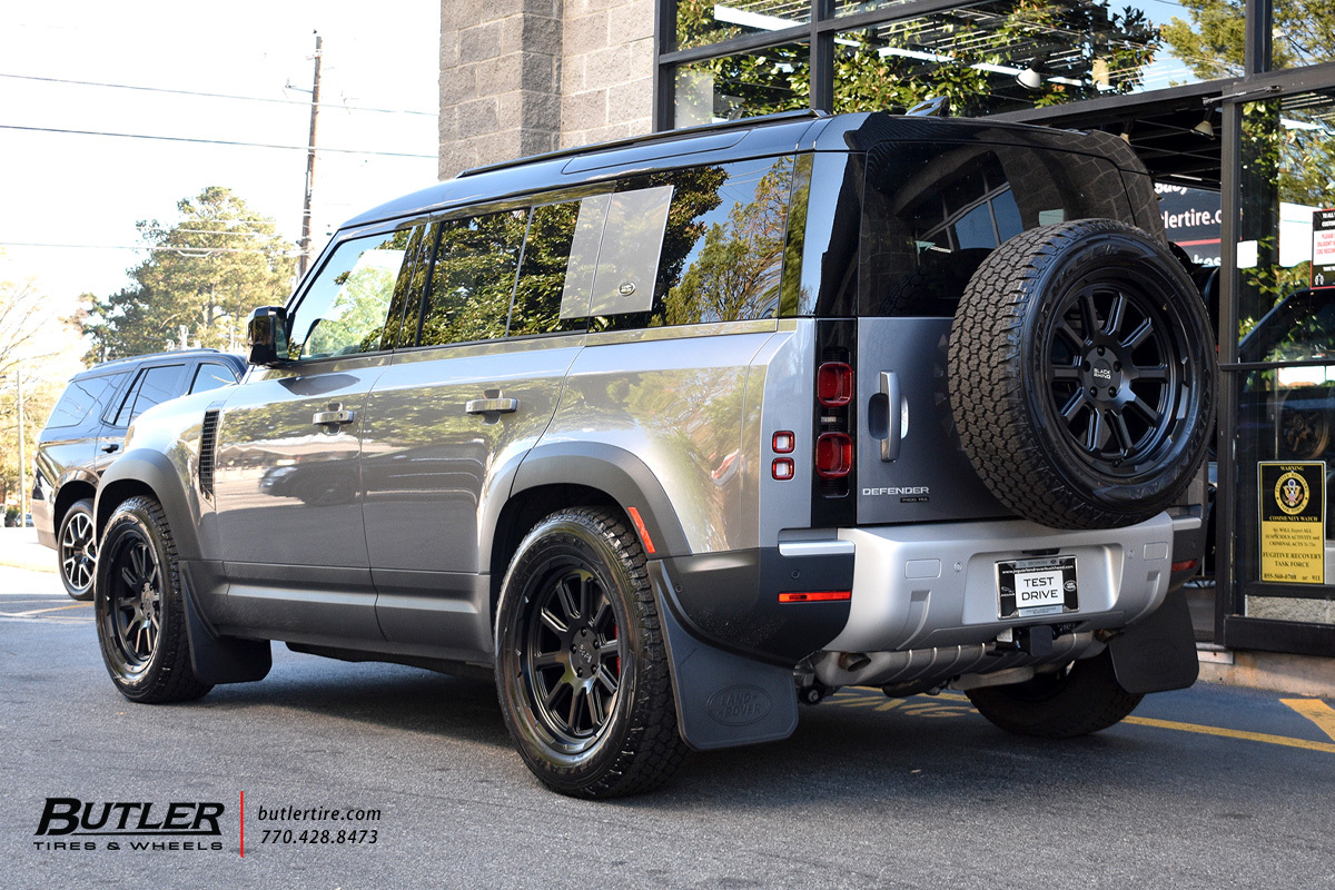 Land Rover Defender with 20in Black Rhino Chase Wheels