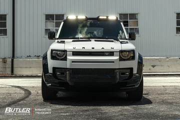 Land Rover Defender with Urban Automotive Body Kit, WX3 Wheels, and Cooper AT3 Tires. 