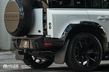 Land Rover Defender with Urban Automotive Body Kit, WX3 Wheels, and Cooper AT3 Tires. 