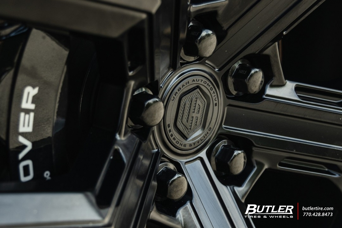 Land Rover Defender with Urban Automotive Body Kit, WX3 Wheels, and Cooper AT3 Tires. 